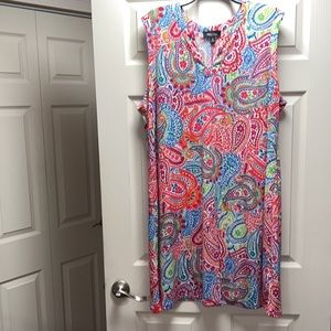 RN studios 3 x multi color print dress. Gently worn